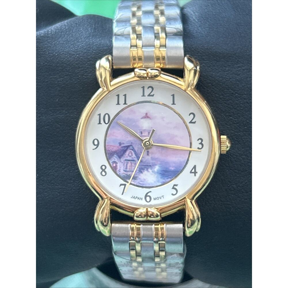 Thomas Kinkade Two Tone Women’s Quartz Watch